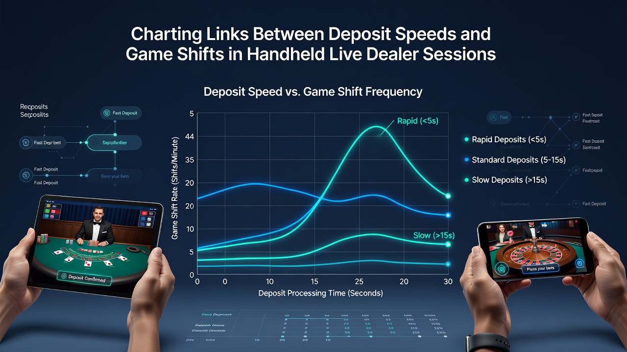 Statistische Grafik zu Spielwechselraten nach Einzahlungsgeschwindigkeit in mobilen Live-Casino-Sessions