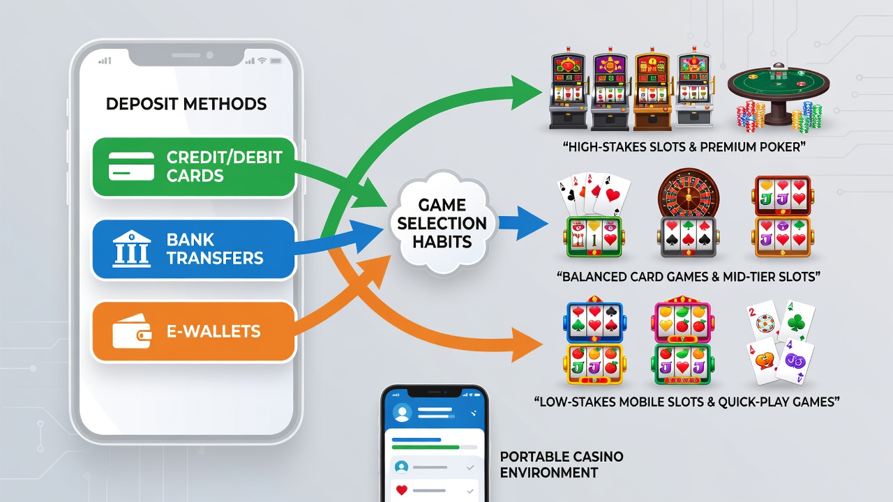 Analyse von Einzahlungsdaten und Spielpräferenzen auf mobilen Geräten